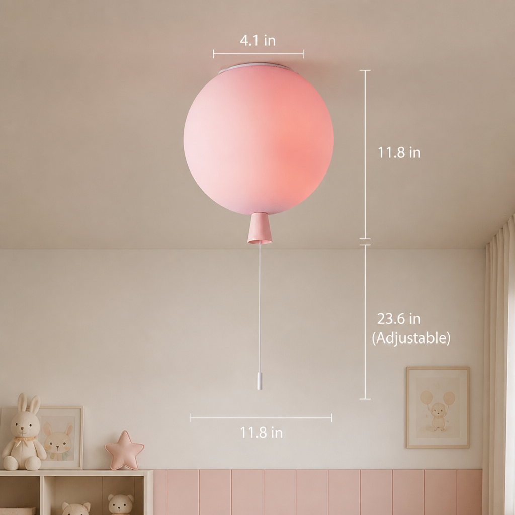 Acrylic Balloon Pendant Light