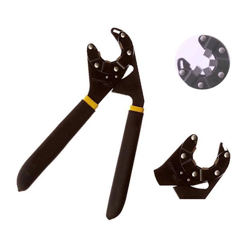 Adjustable Wrench Self-Adjusting Composite Steel Head & Non-Slip Handle