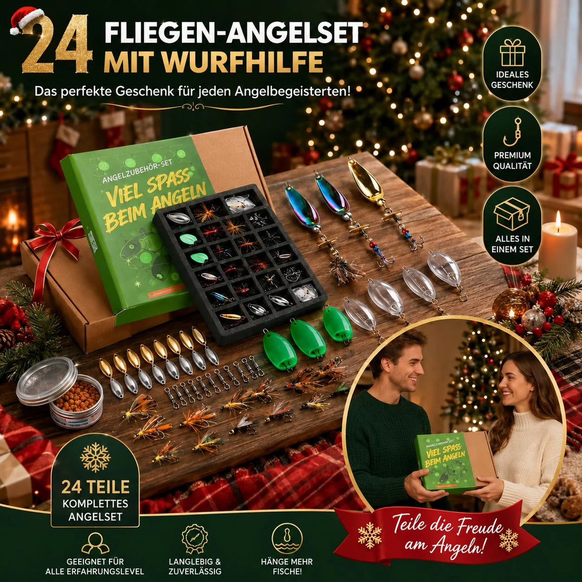 Advent Calendar 24 Fishing Lures & Accessories