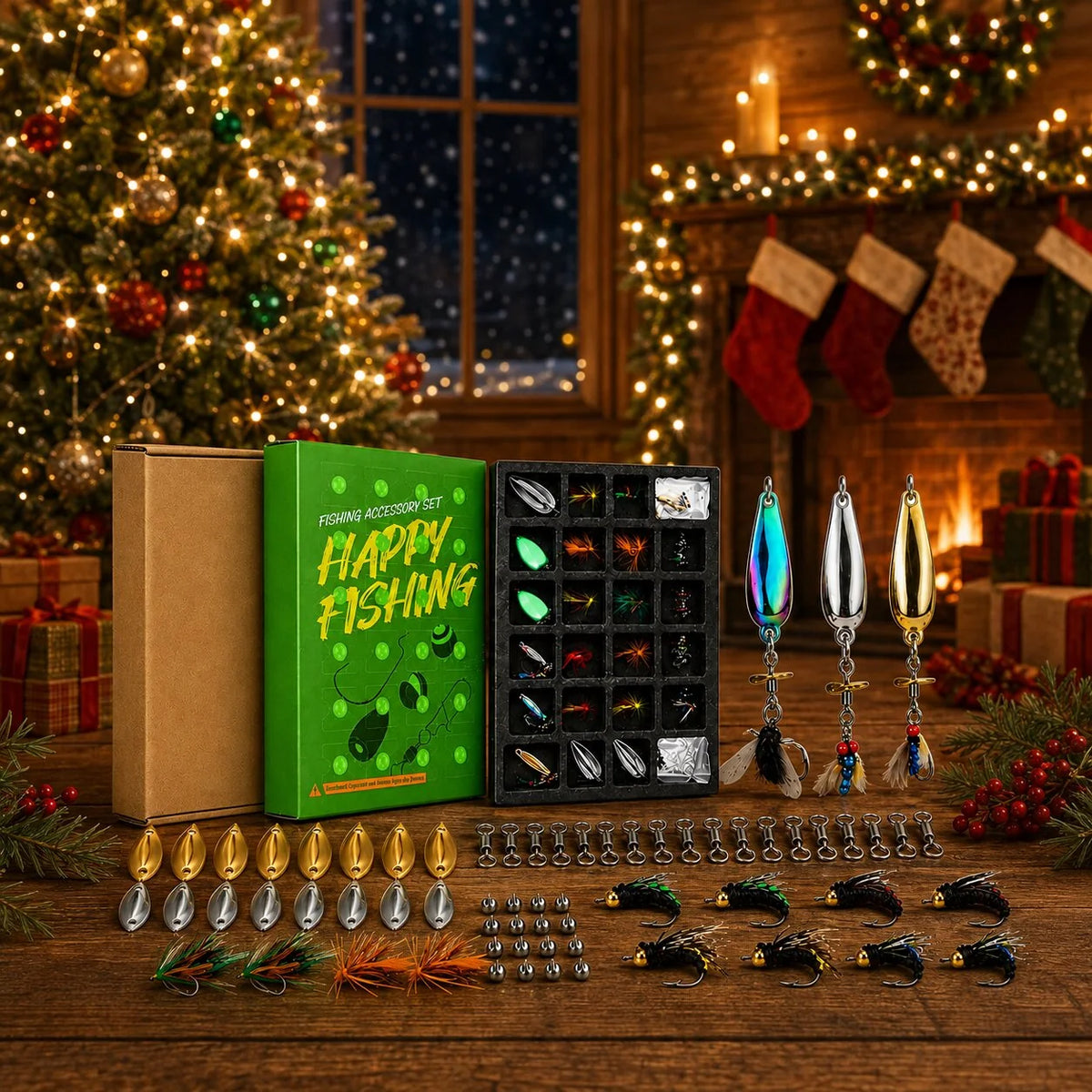 Advent Calendar 24 Fishing Lures & Accessories
