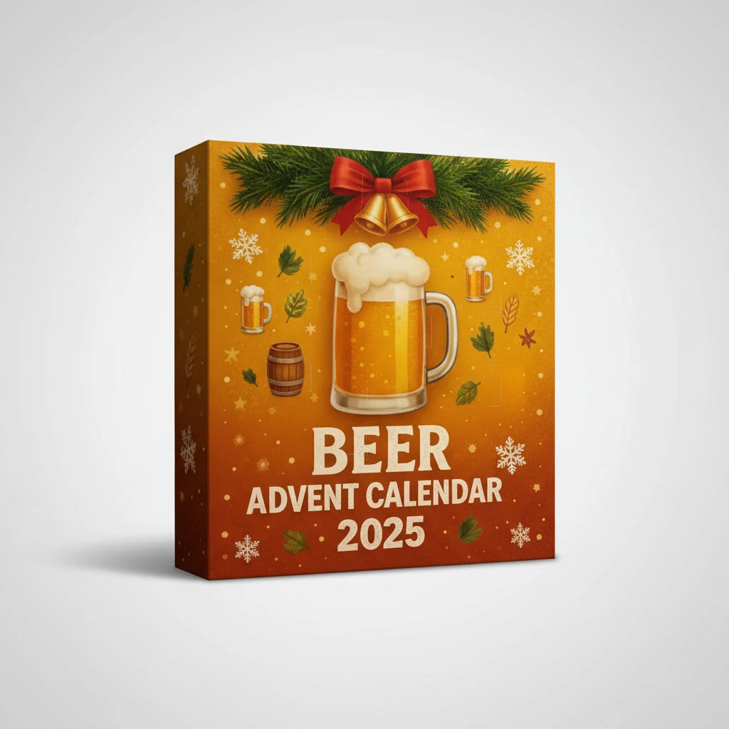 Advent Calendar 24 Resin Beer Bottle Ornaments