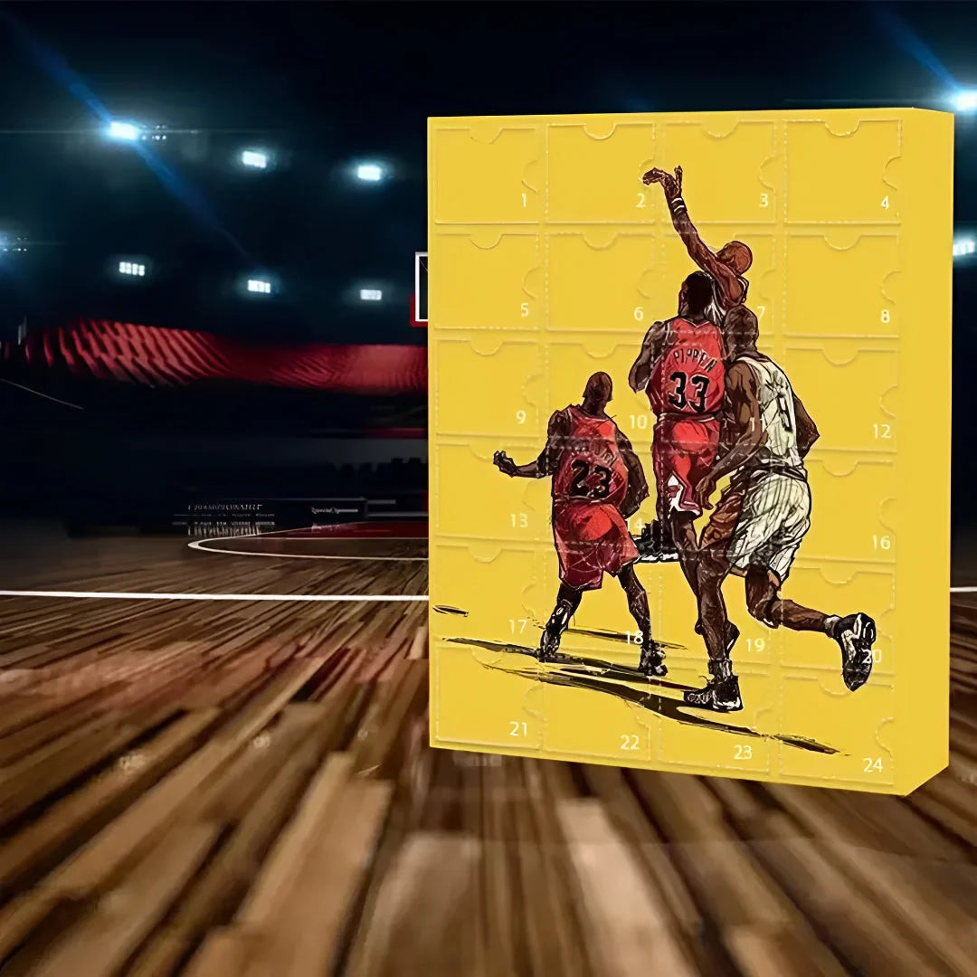 Advent Calendar Basketball Collectible Figures Freestanding