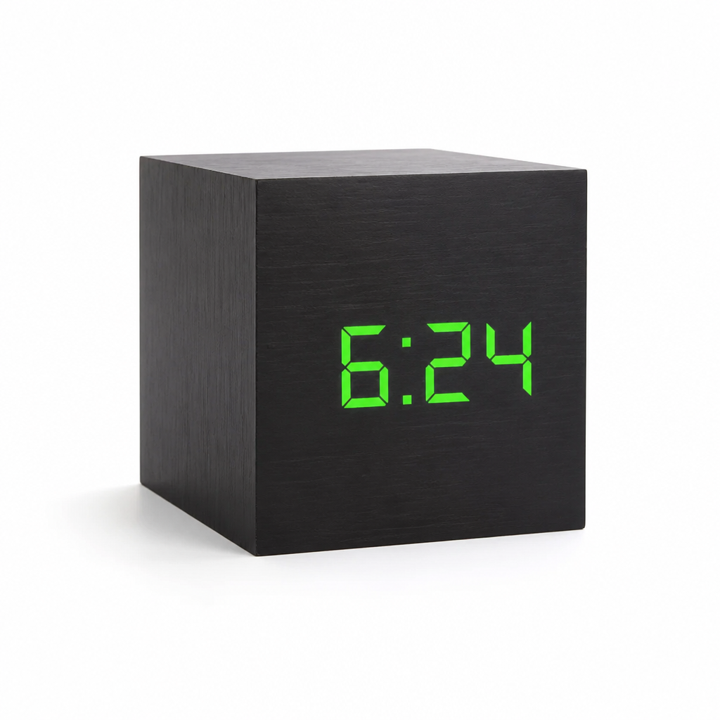 Alarm Clock LED Display Time Date & Temperature
