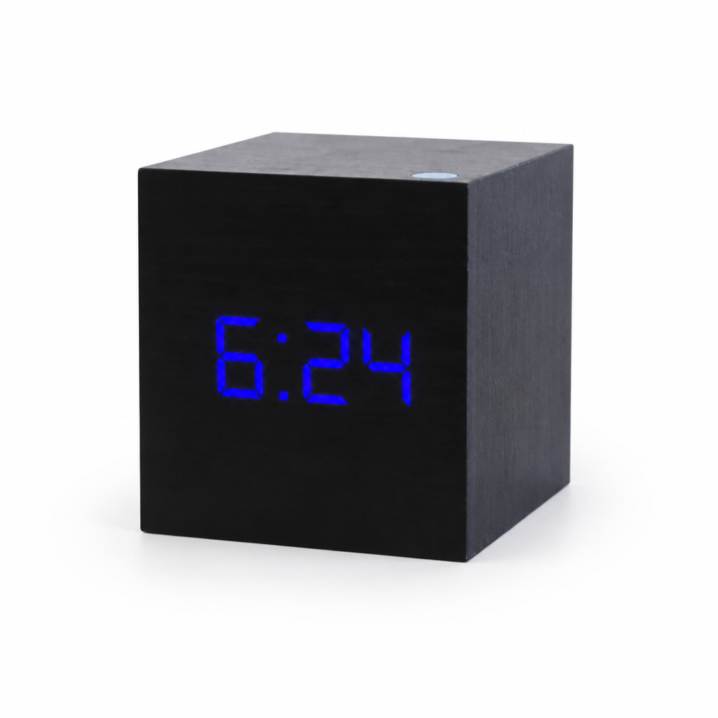 Alarm Clock LED Display Time Date & Temperature