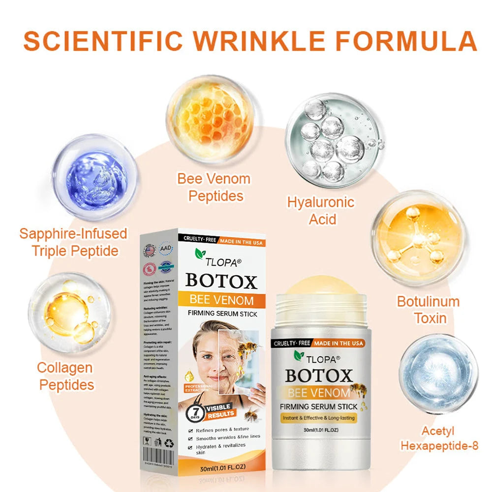 Anti-Aging Stick Solid Applicator Bee Venom & Hyaluronic Acid