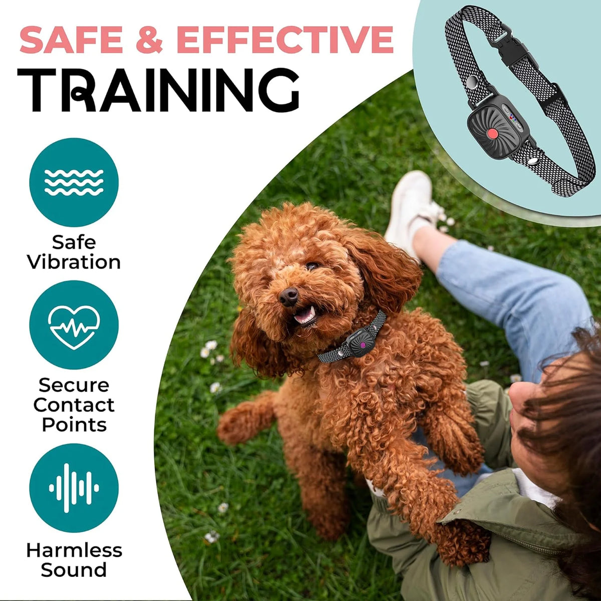 Anti-Bark Collar Sound & Vibration Microphone Detection