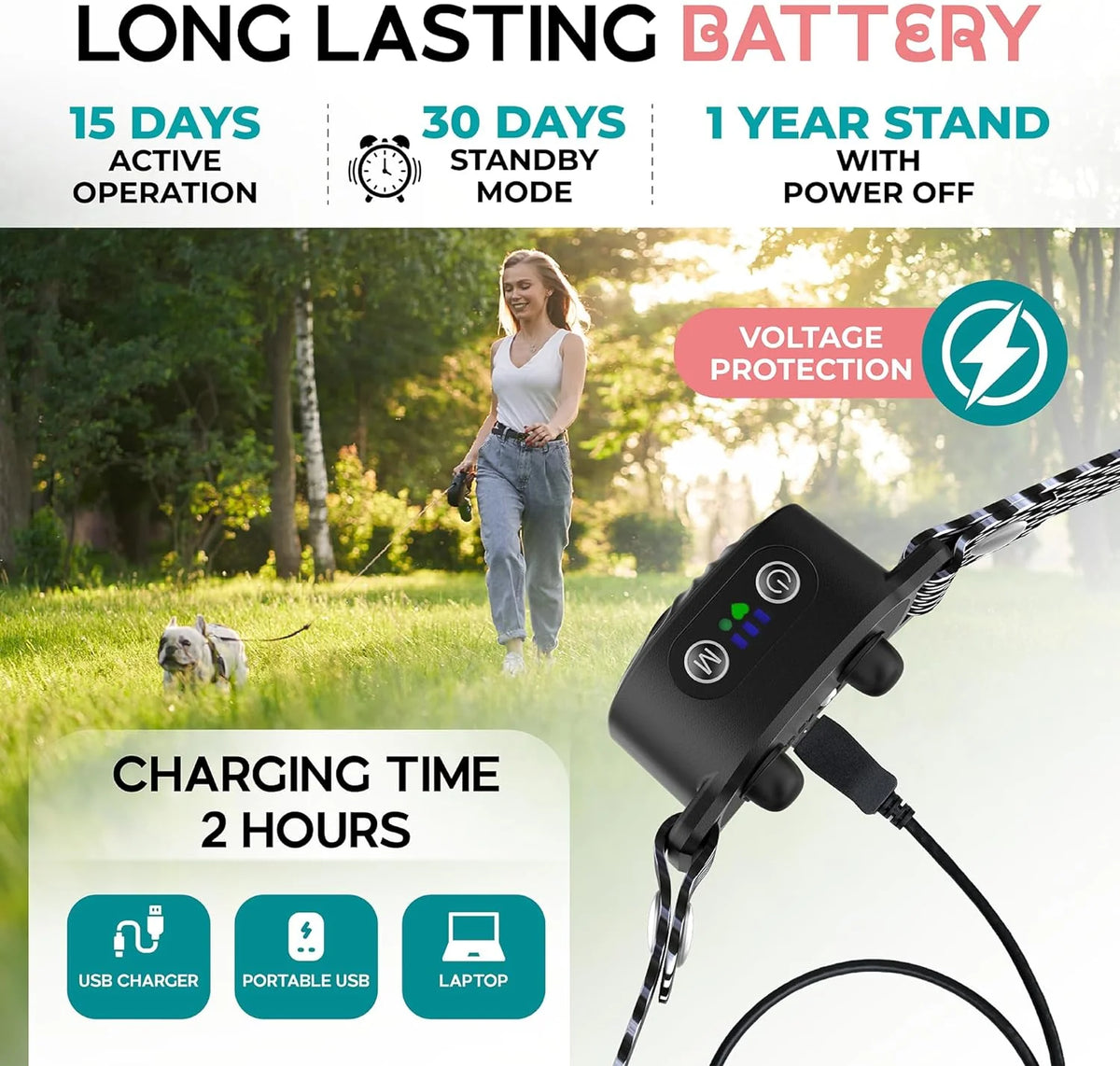 Anti-Bark Collar Sound & Vibration Microphone Detection