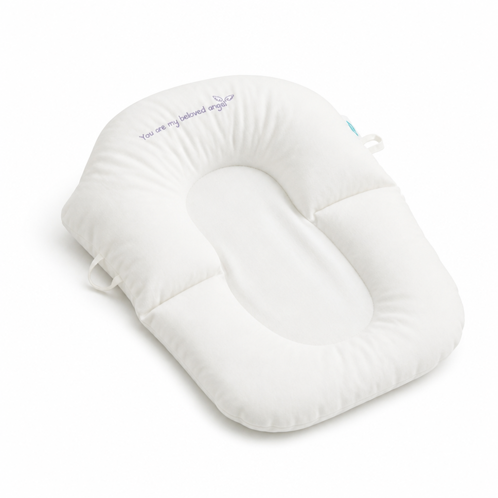 Baby Pillow Ergonomic Head & Neck Support Antibacterial Foam
