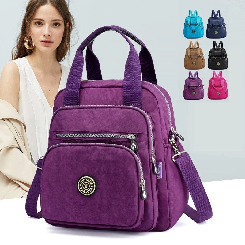Backpack Convertible Water-Resistant Organized Pockets