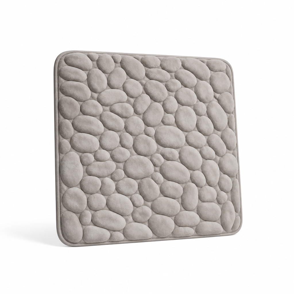 Bath Mat Quick-Drying Non-Slip Backing & Soft Comfort