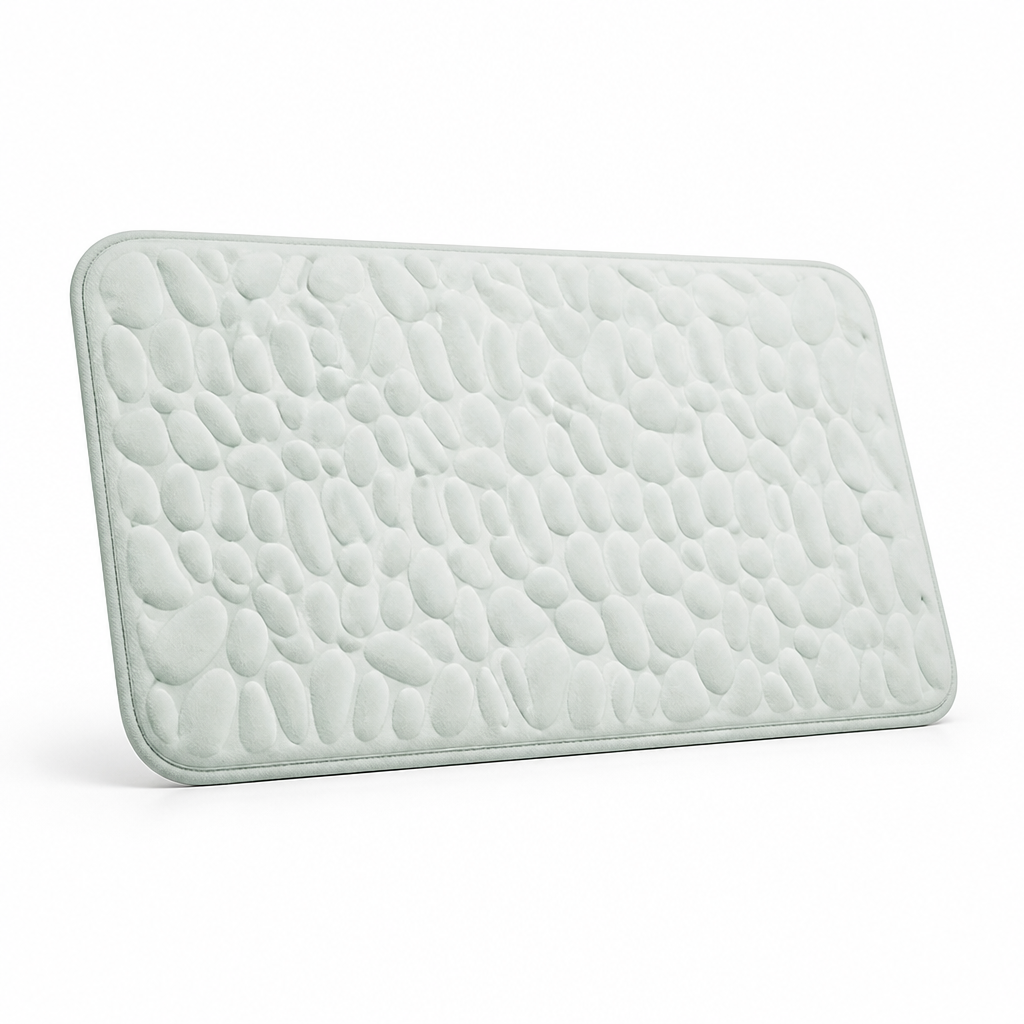 Bath Mat Quick-Drying Non-Slip Backing & Soft Comfort