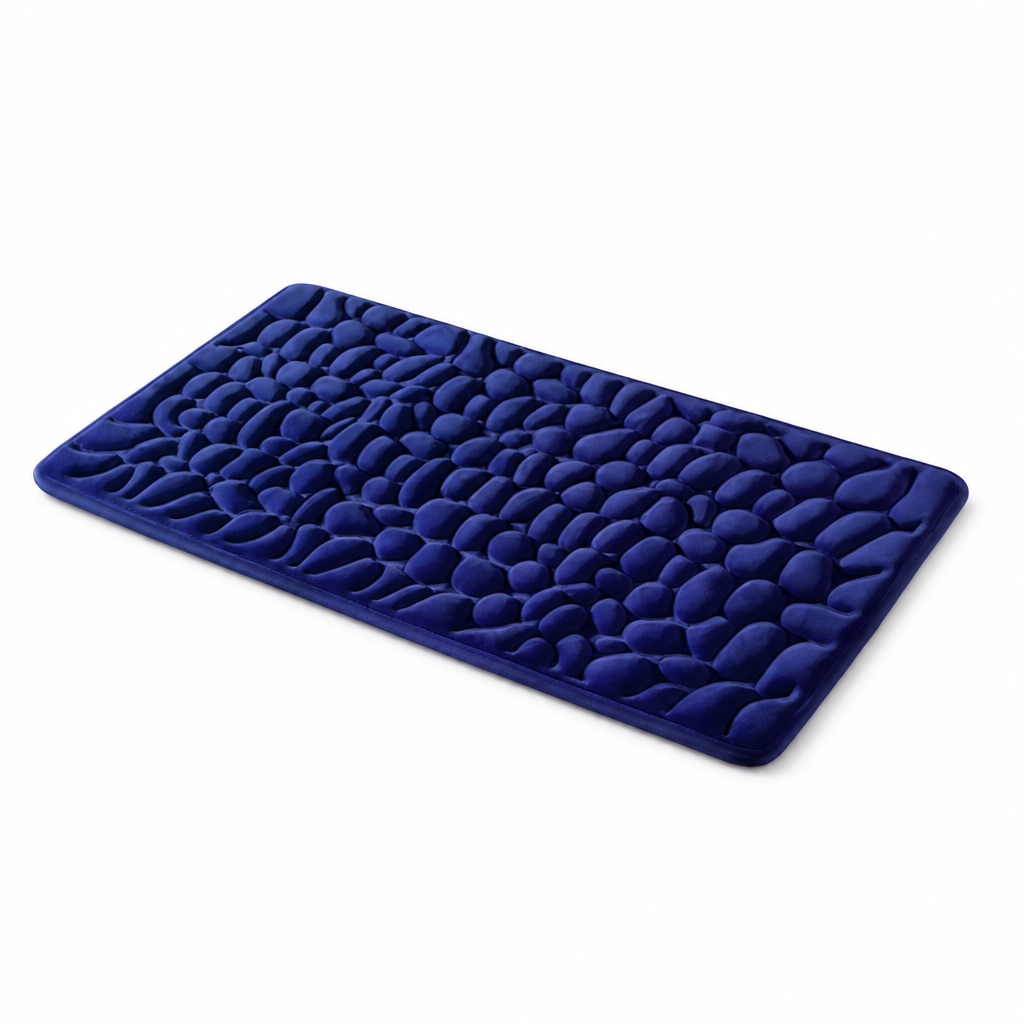 Bath Mat Quick-Drying Non-Slip Backing & Soft Comfort