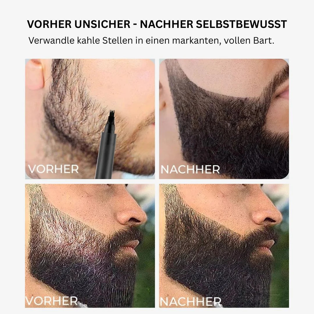 Beard Filling Kit Angled Tip & Blending Brush