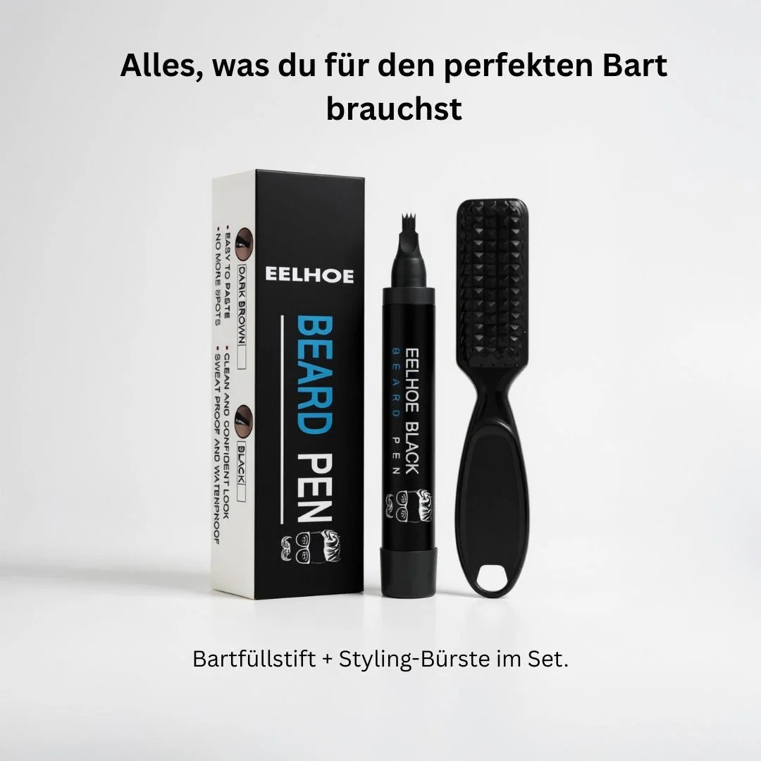 Beard Filling Kit Angled Tip & Blending Brush