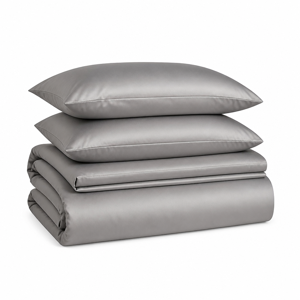 Bedding Set Silk-Like Breathable Polyester 4-Piece