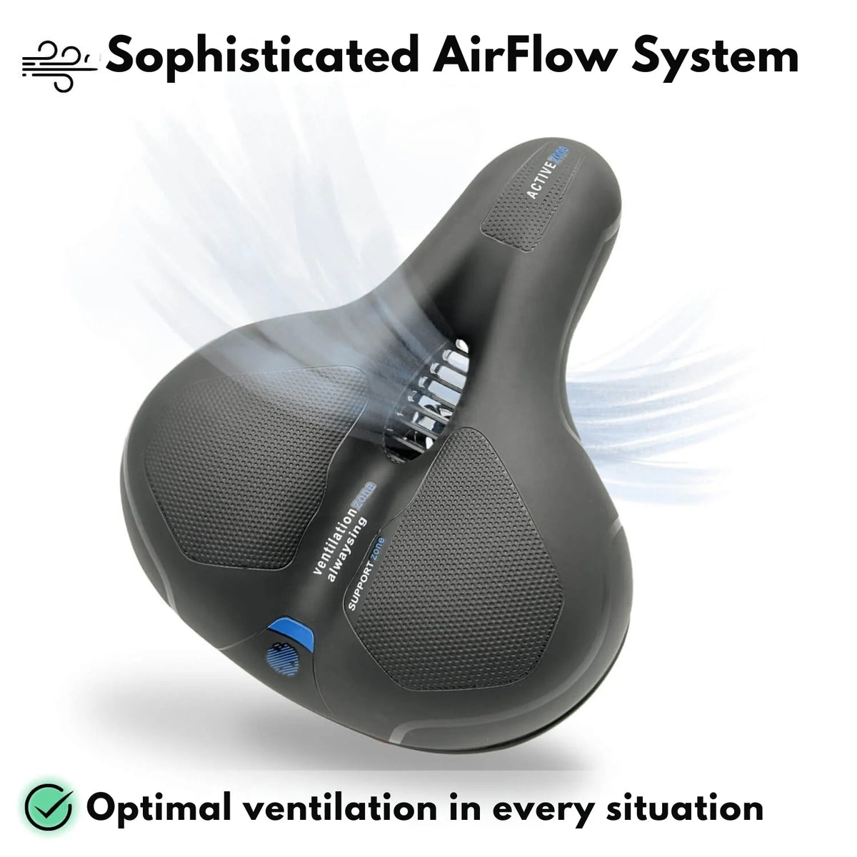 Bicycle Saddle Ergonomic Memory Foam & Shock-Absorbing