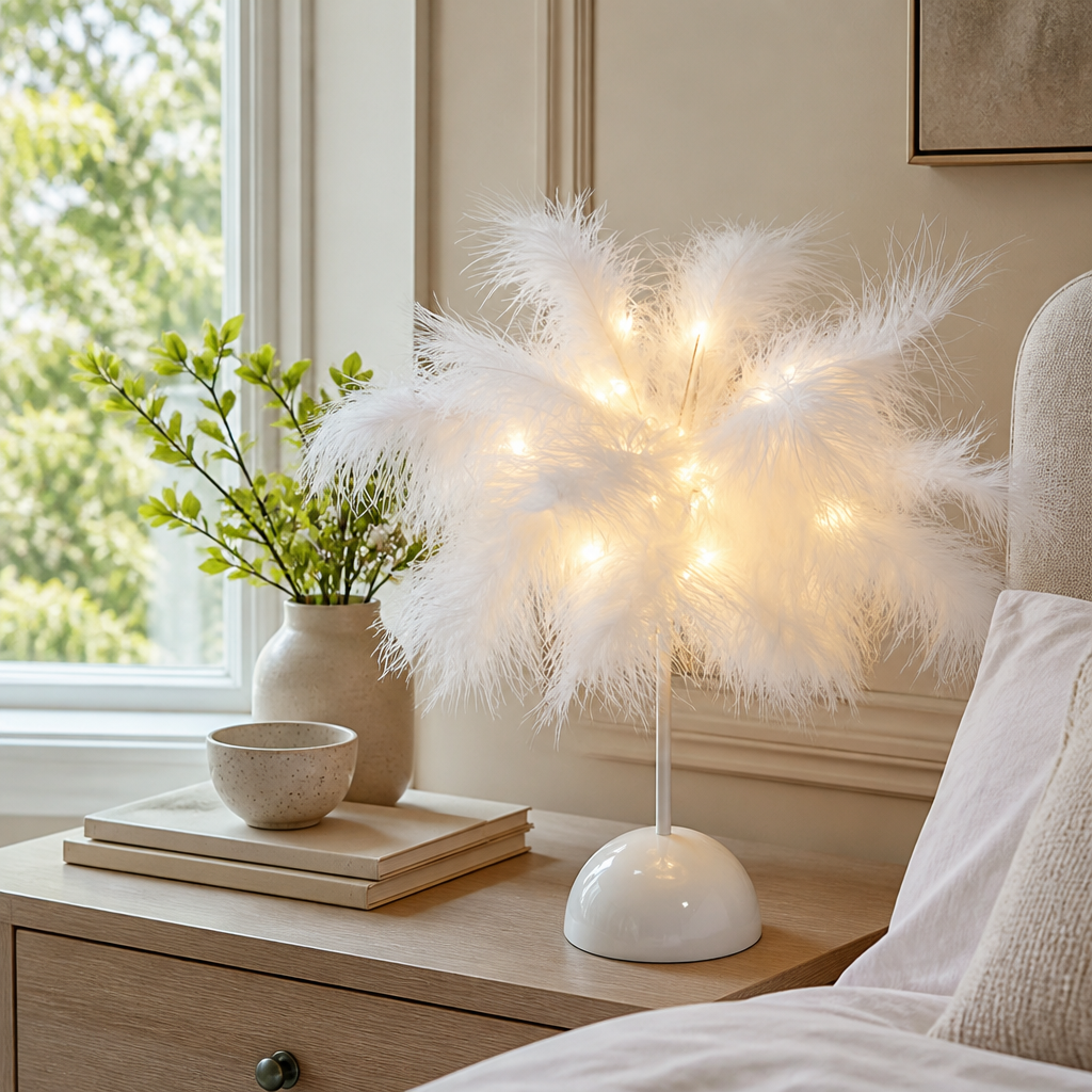 Boho Feather String Lights