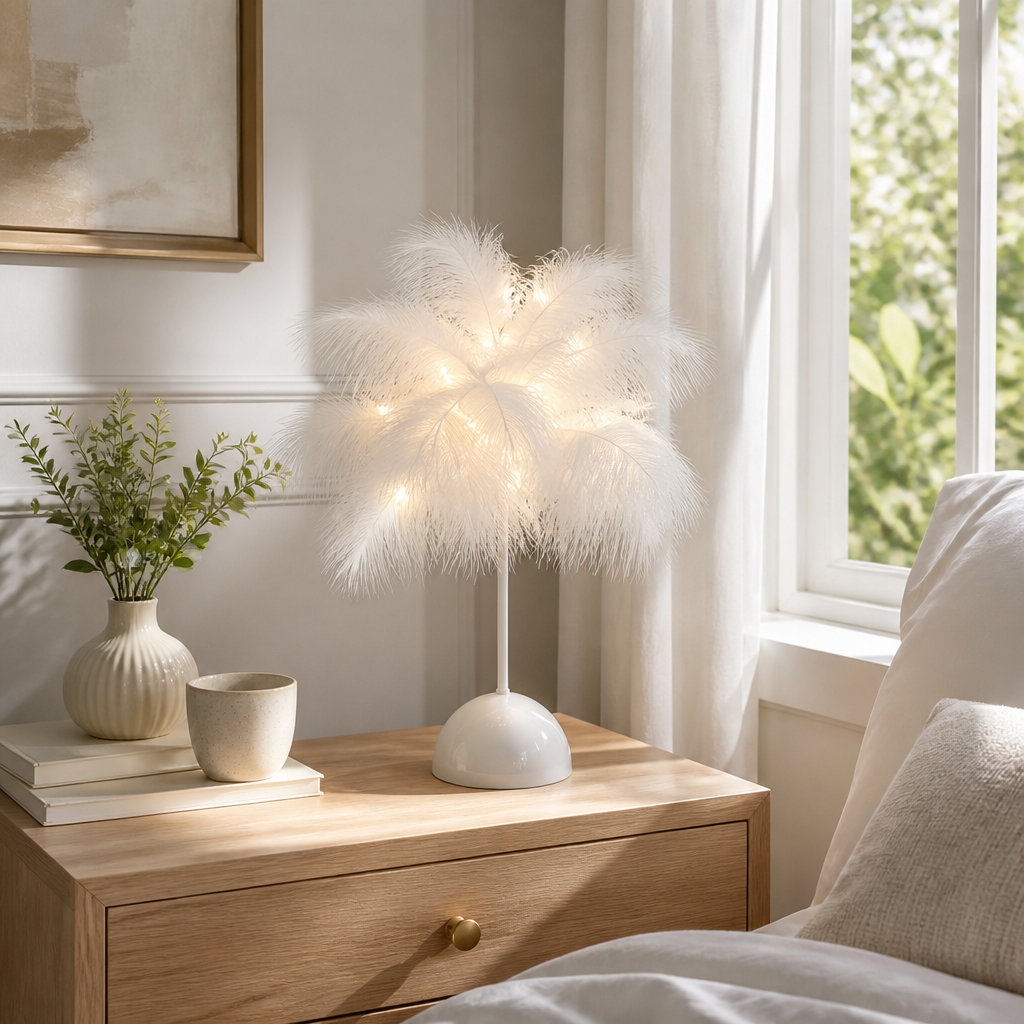 Boho Feather String Lights
