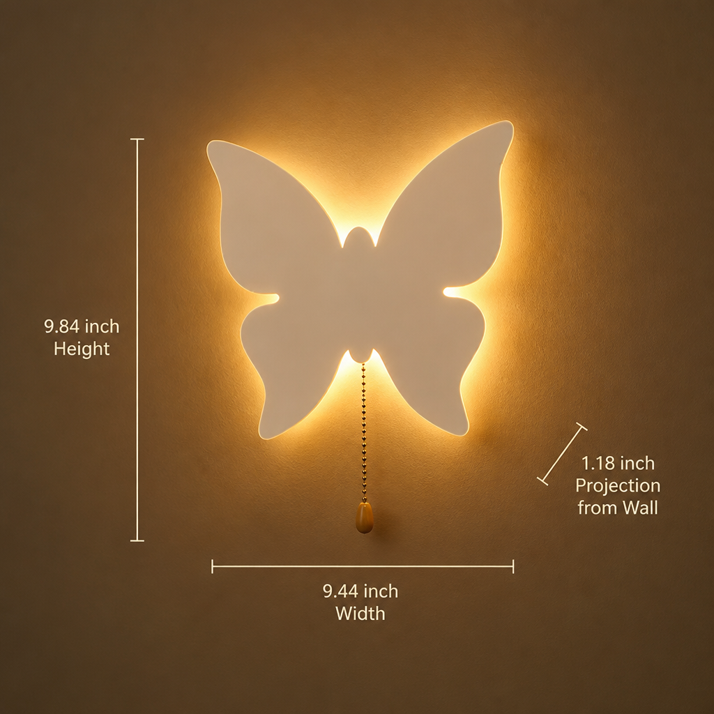 Butterfly LED Wall Sconce
