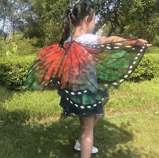 Cape Butterfly Wing Lightweight Breathable Tie Closure