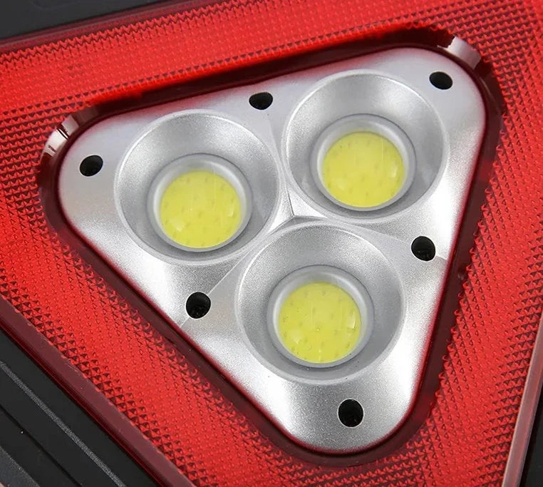 Car Emergency Lamp Solar Charging Flashlight & Power Bank