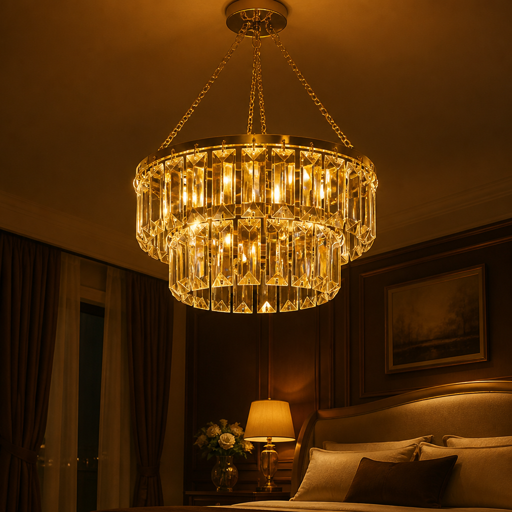 Champagne Gold Triangle String Lights