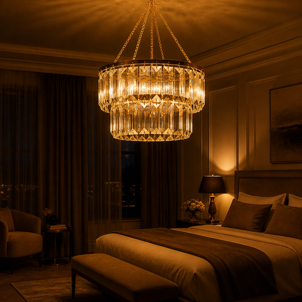 Champagne Gold Triangle String Lights