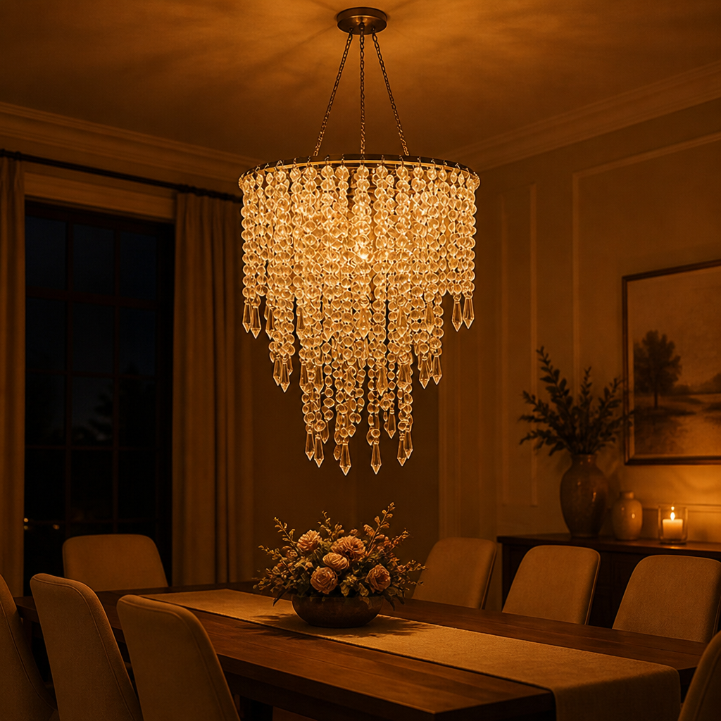 Colorful Hanging Chandelier