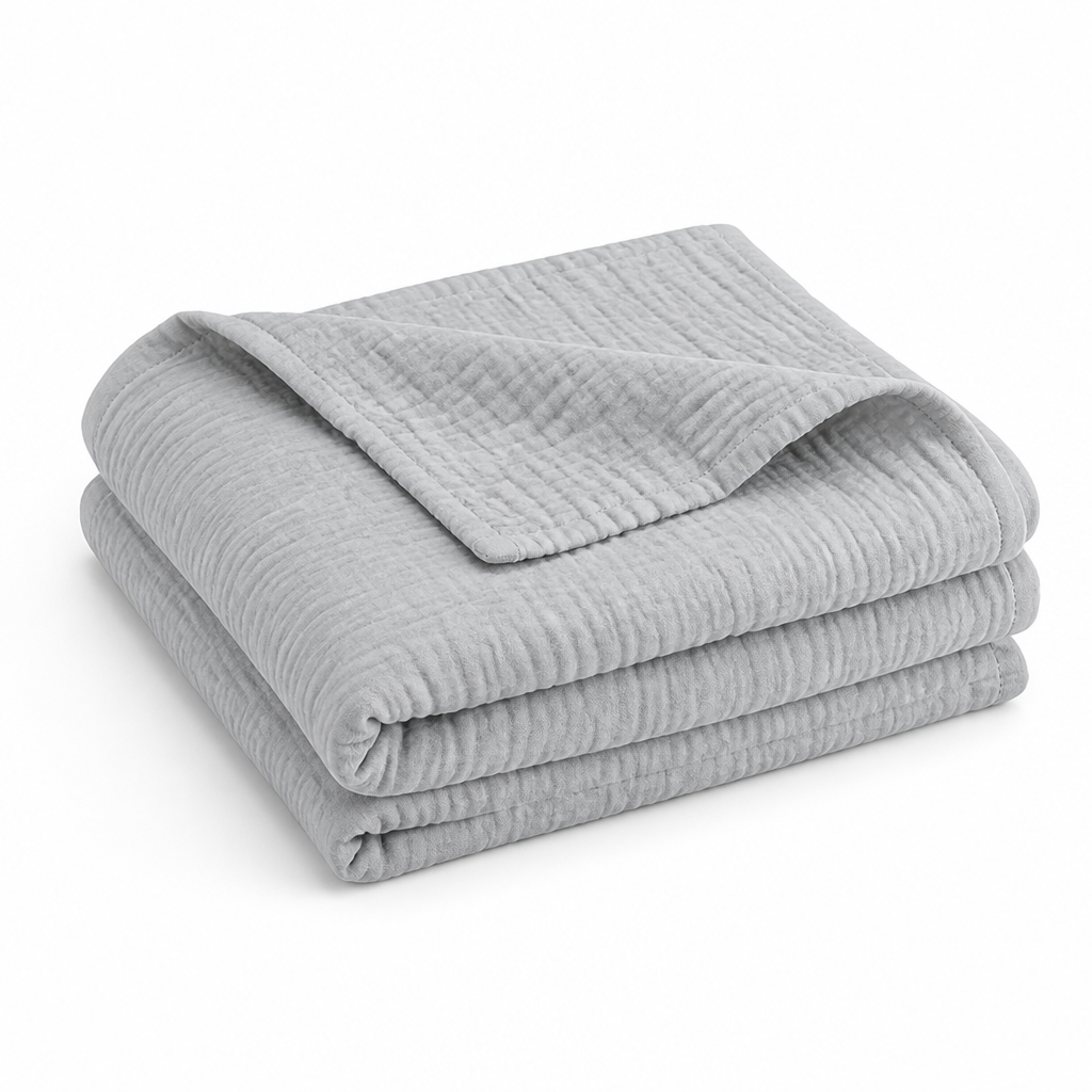 Cotton Blanket Four-Layer Gauze Ultra-Soft Lightweight & Breathable