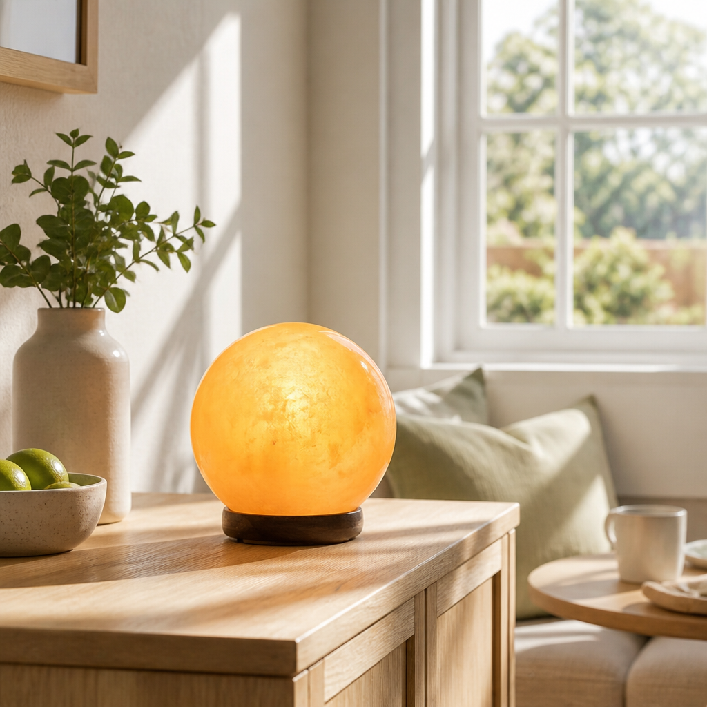Crystal LED Spherical Night Light