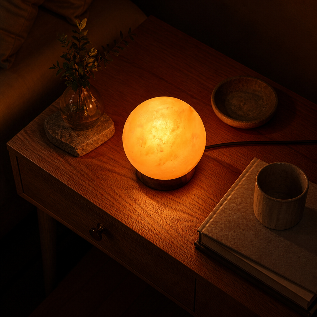 Crystal LED Spherical Night Light