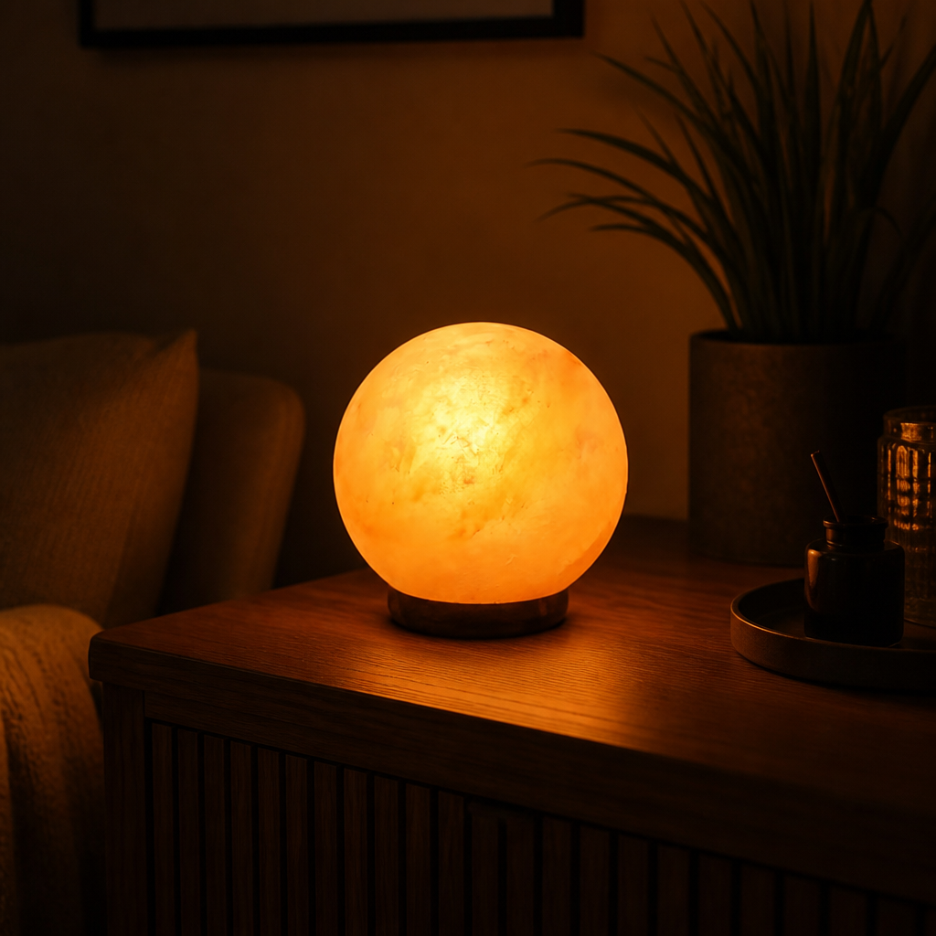 Crystal LED Spherical Night Light