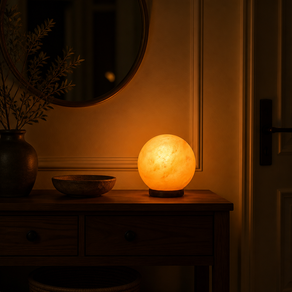 Crystal LED Spherical Night Light
