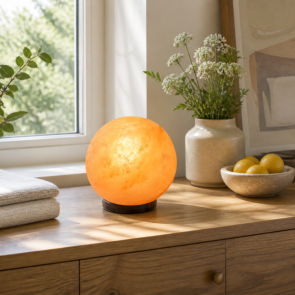 Crystal LED Spherical Night Light