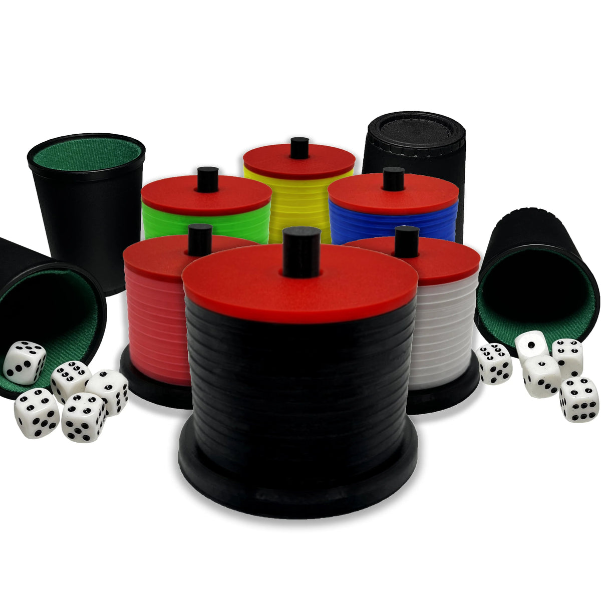 Dice Stacking Game Detachable Rod & Stable Base