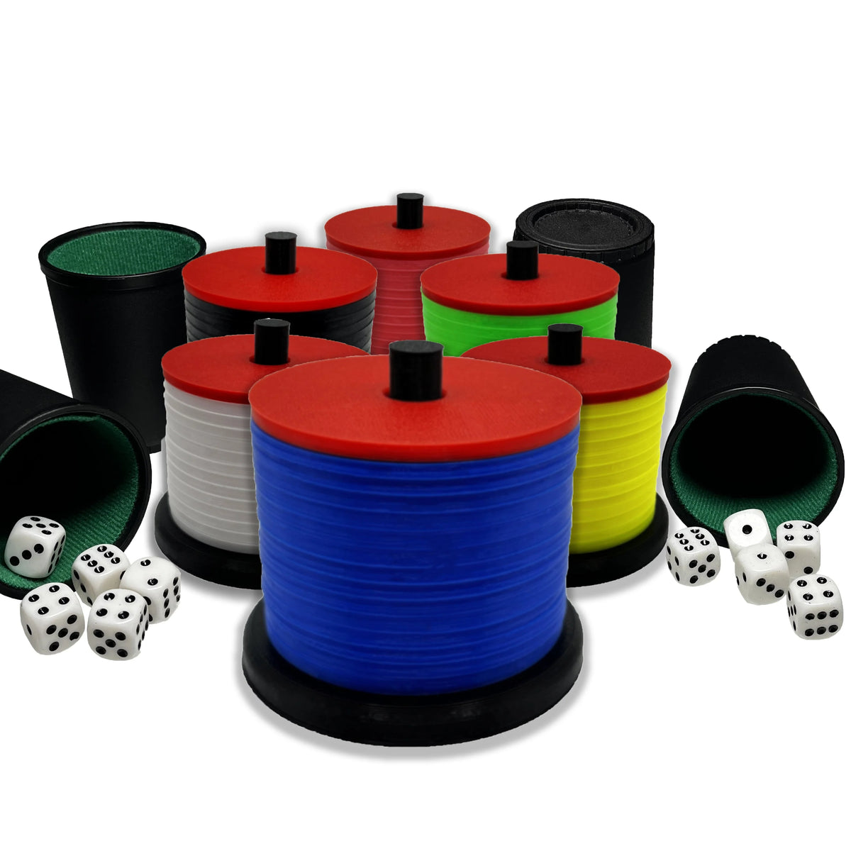 Dice Stacking Game Detachable Rod & Stable Base
