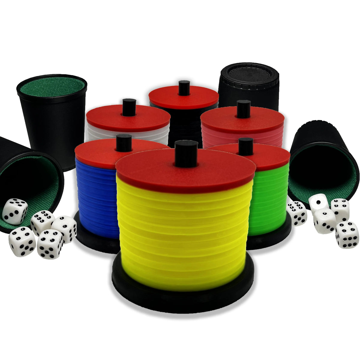 Dice Stacking Game Detachable Rod & Stable Base
