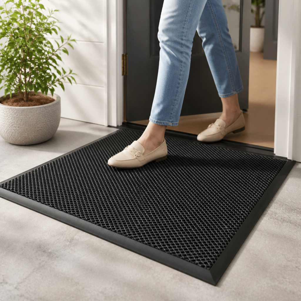 Door Mat Waterproof Anti-Slip Machine Washable