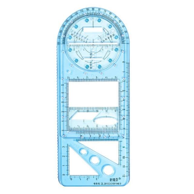 Drawing Ruler 14 Geometric Templates Transparent