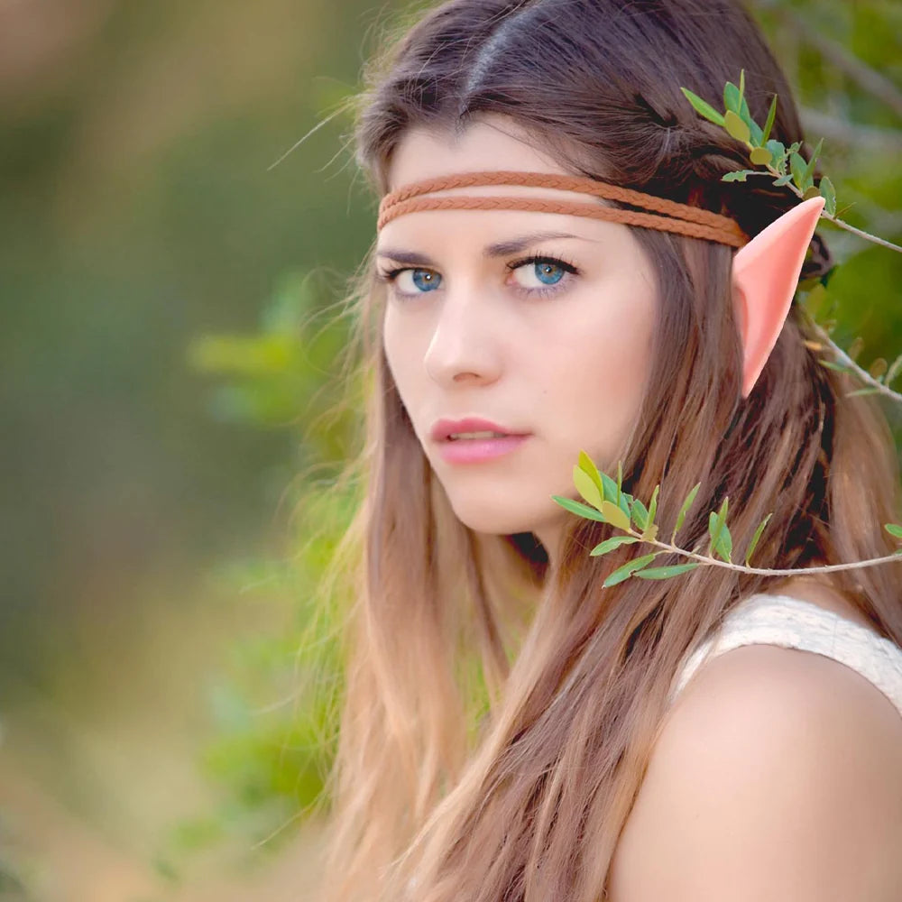 Elf Ear Clips Clip-On Skin-Tone Flexible Long & Short