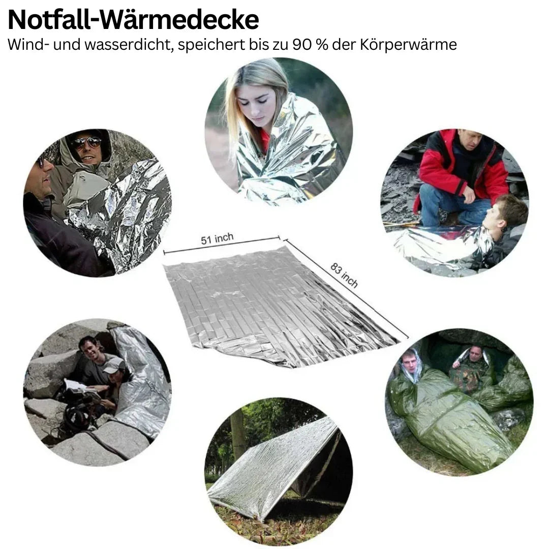 Emergency Kit Waterproof & MOLLE-Compatible 38-Piece