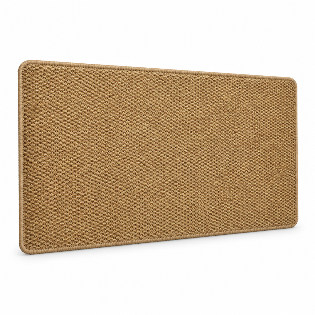 Entrance Rug Faux Jute Non-Slip Backing
