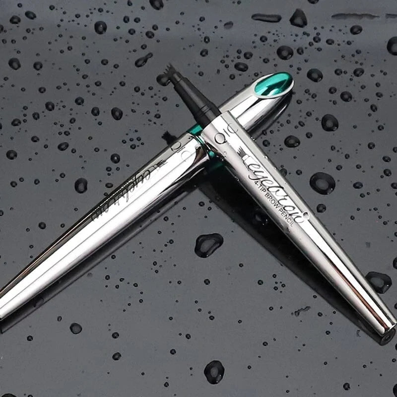 Eyebrow Pencil 4-Tip Microblading Head Waterproof & Long-Lasting
