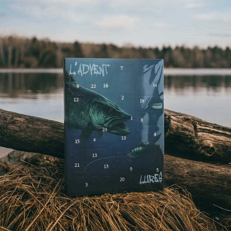 Fishing Advent Calendar 24 Lures Compact Metal Case