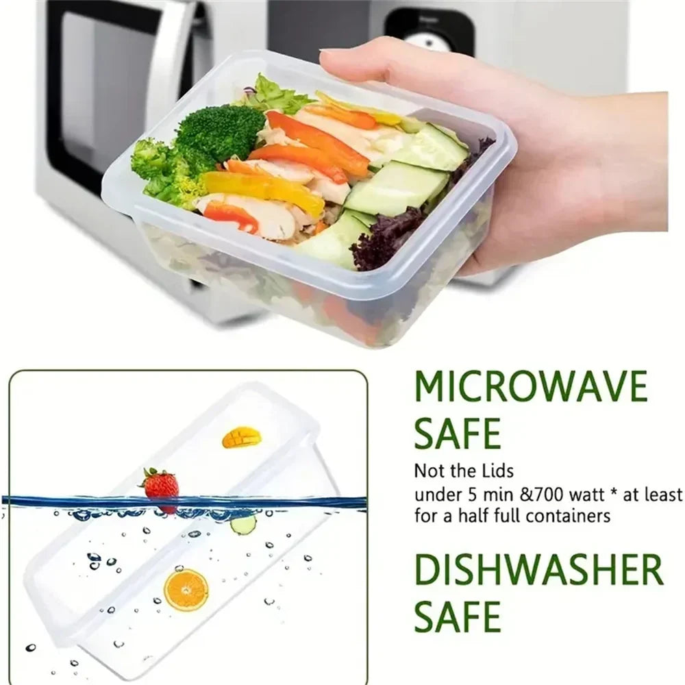 Food Storage Container Set Airtight Seal BPA-Free Stackable