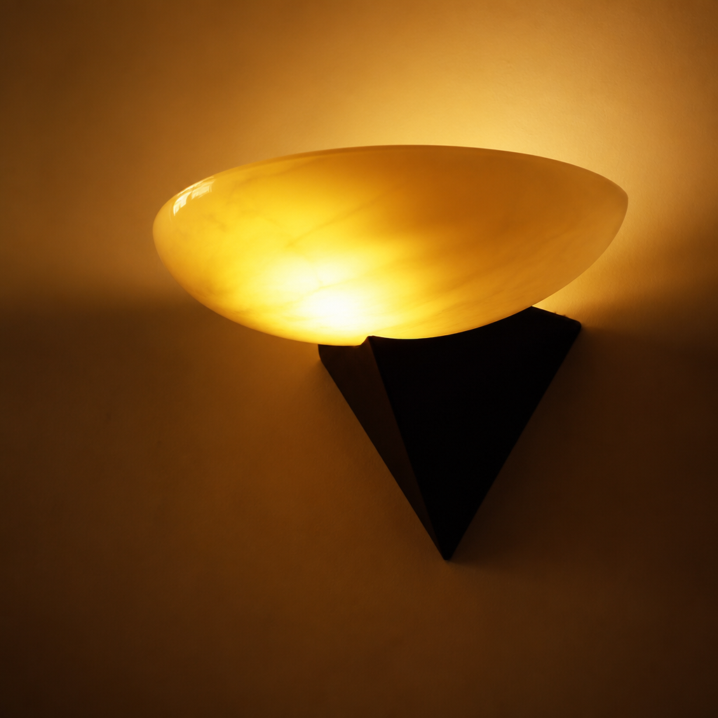 French Glass LED Wall Sconce