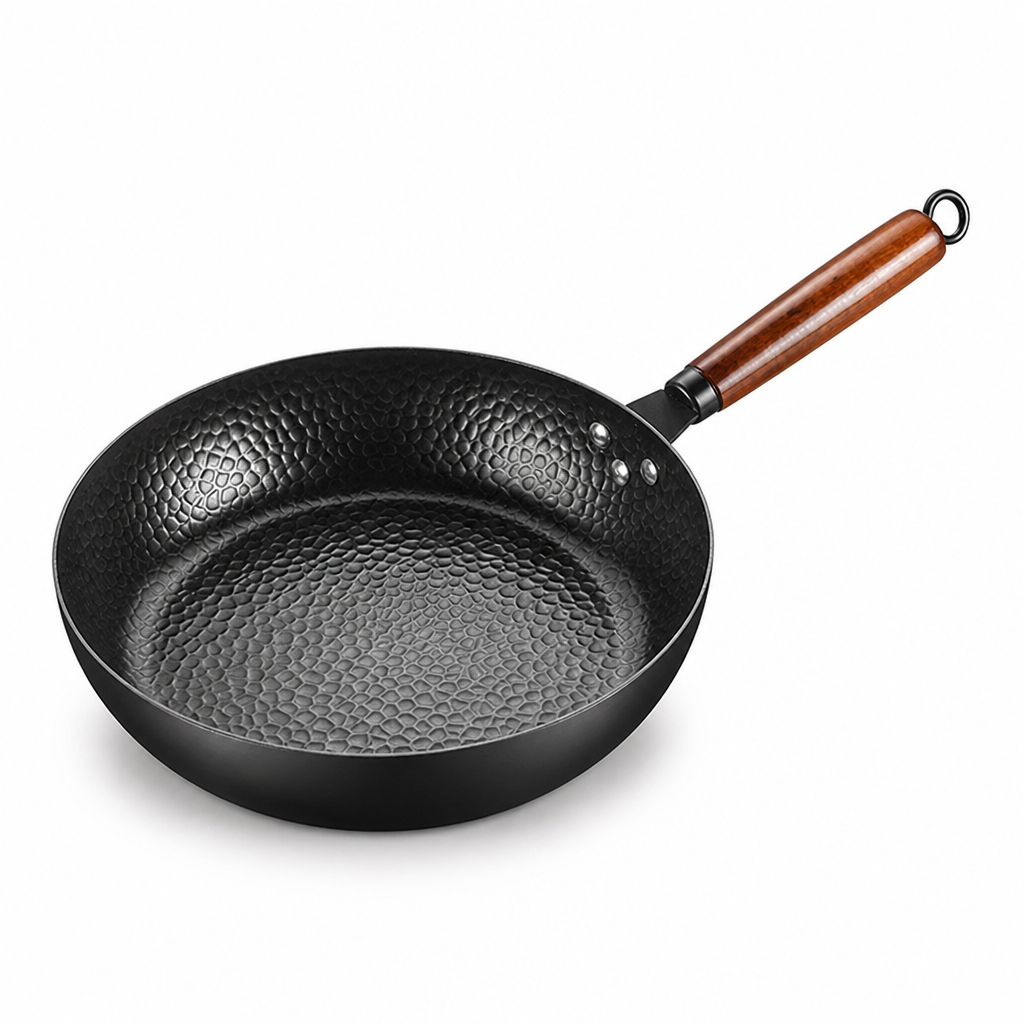 Frying Pan Cast Iron Lightweight Natural Non-Stick Rust-Resistant