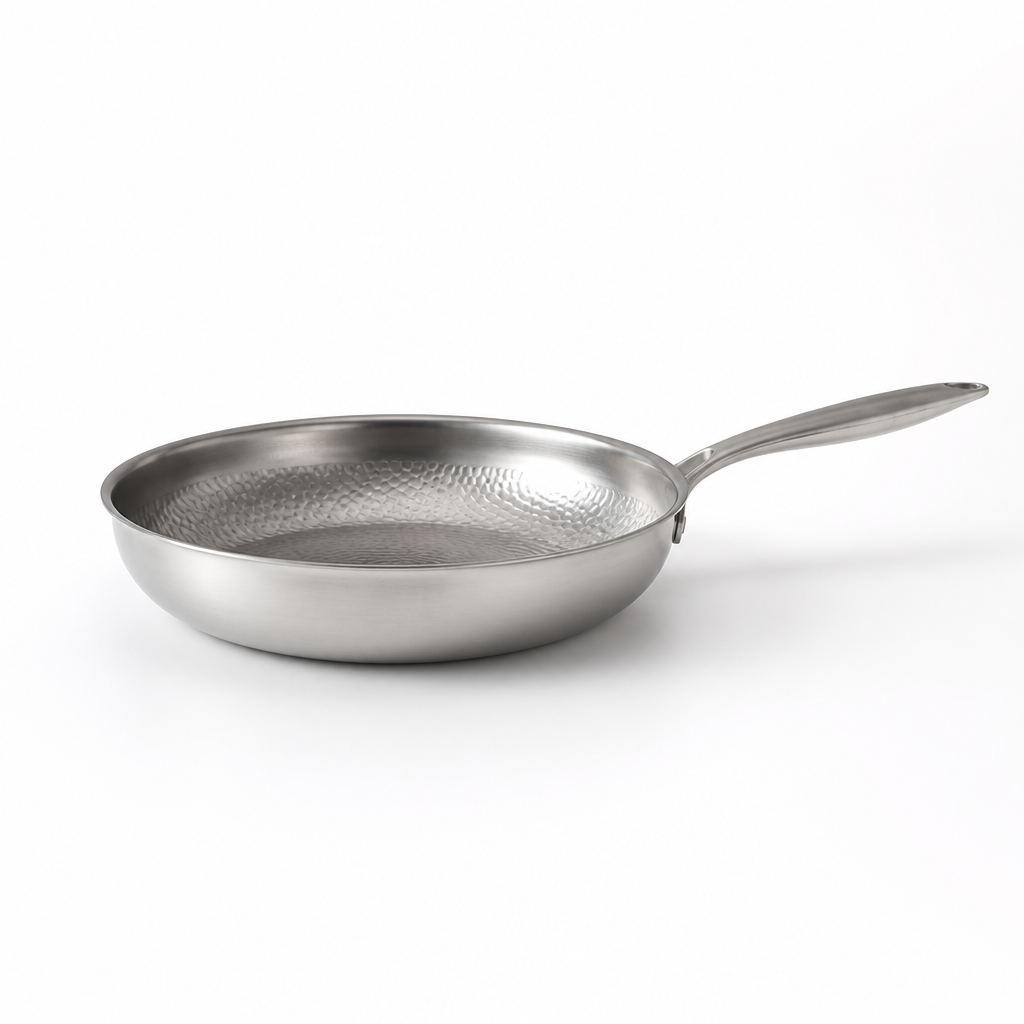 Frying Pan Hammered Titanium Induction Compatible