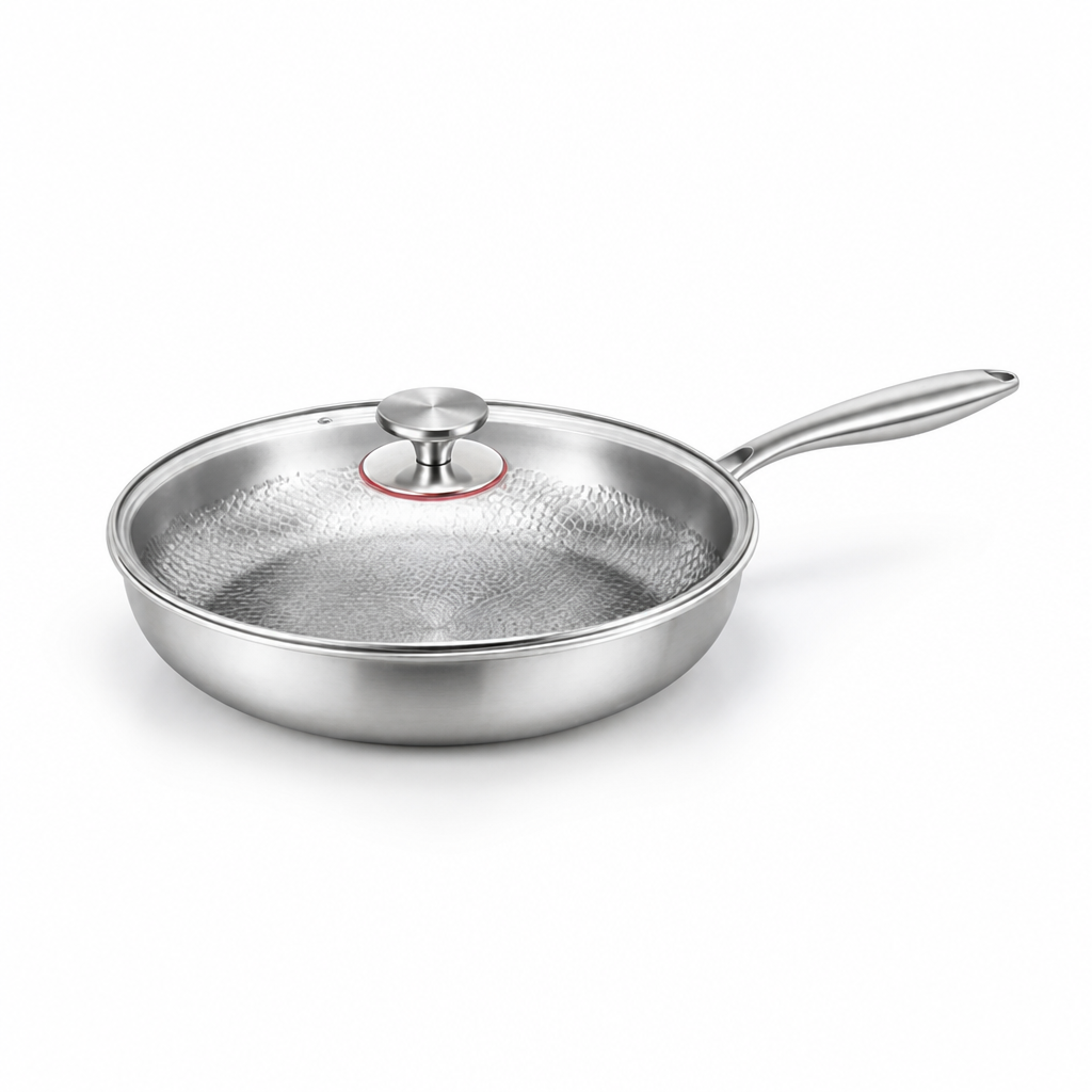 Frying Pan Titanium Hand-Hammered Non-Stick