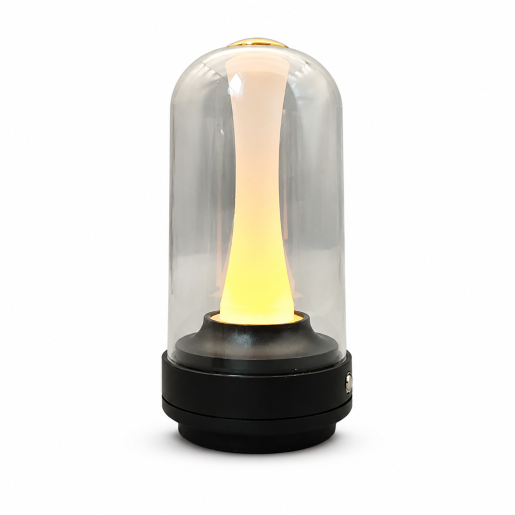 Glass LED Mushroom Night Light